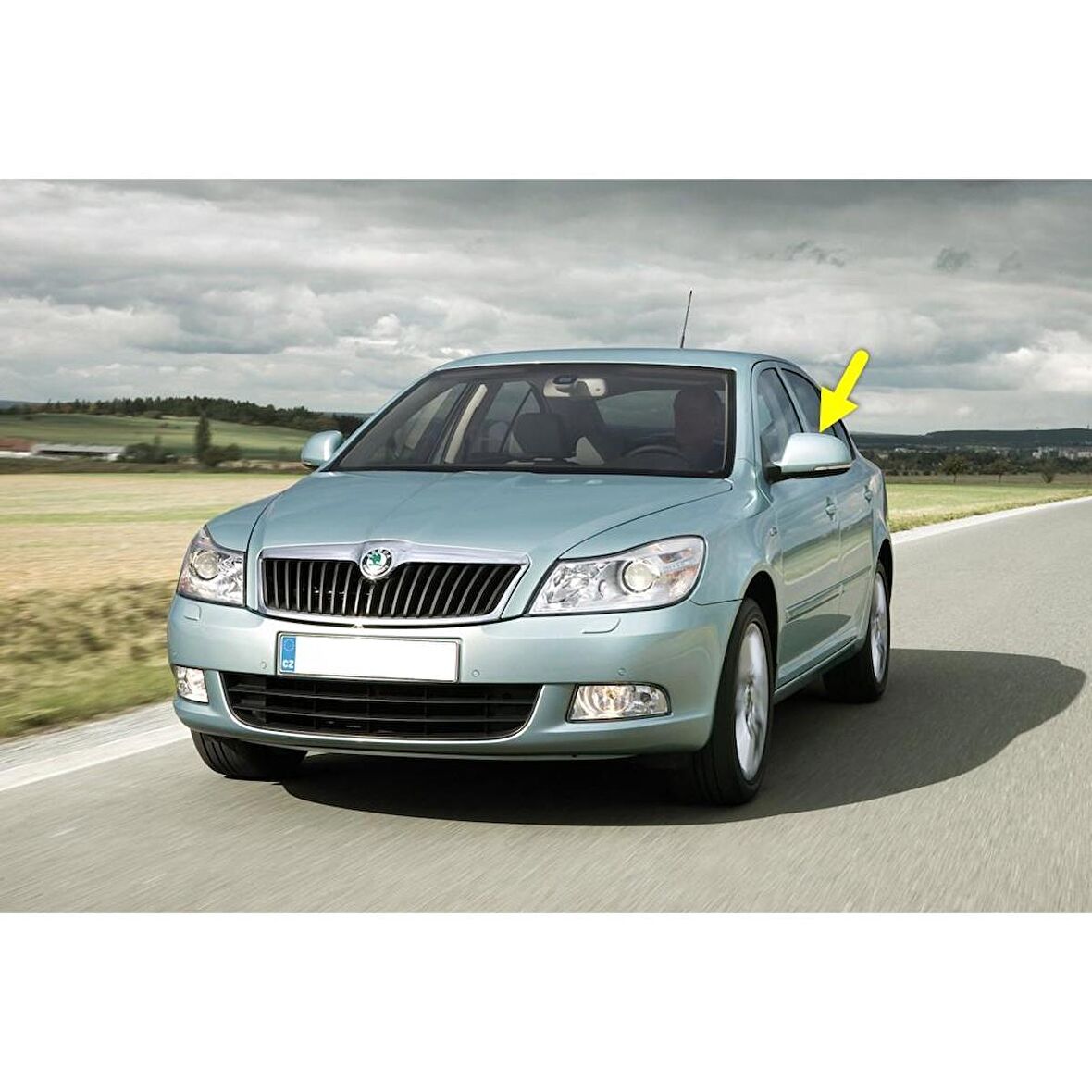 Skoda Octavia A6 2009-2012 Sol Dış Dikiz Aynası Kapağı 3T0857537