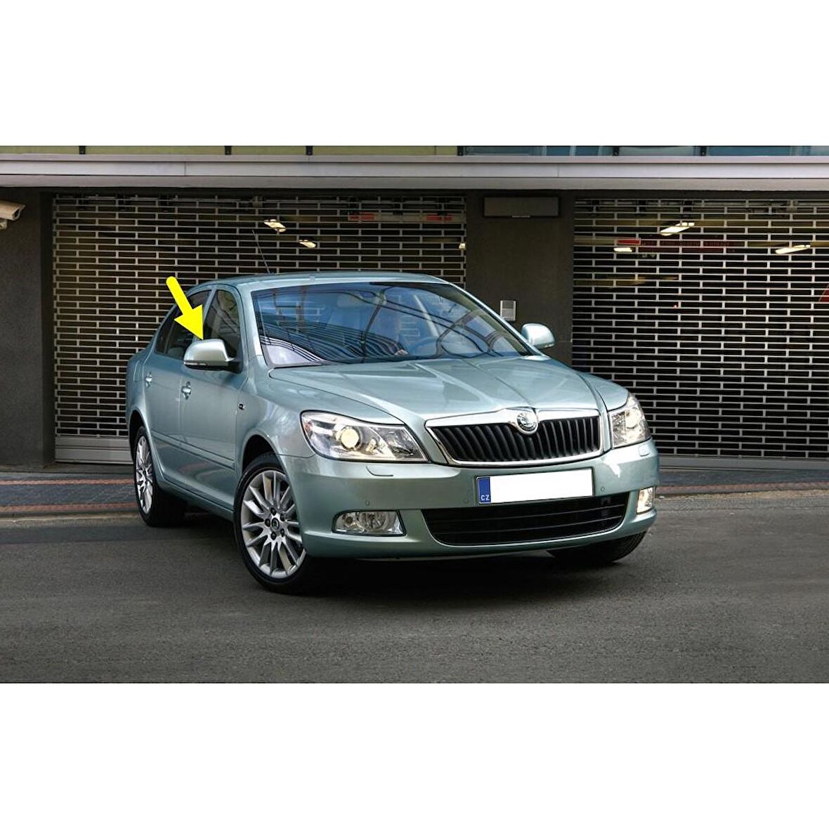 Skoda Octavia A6 2009-2012 Sağ Dış Dikiz Aynası Kapağı 3T0857538