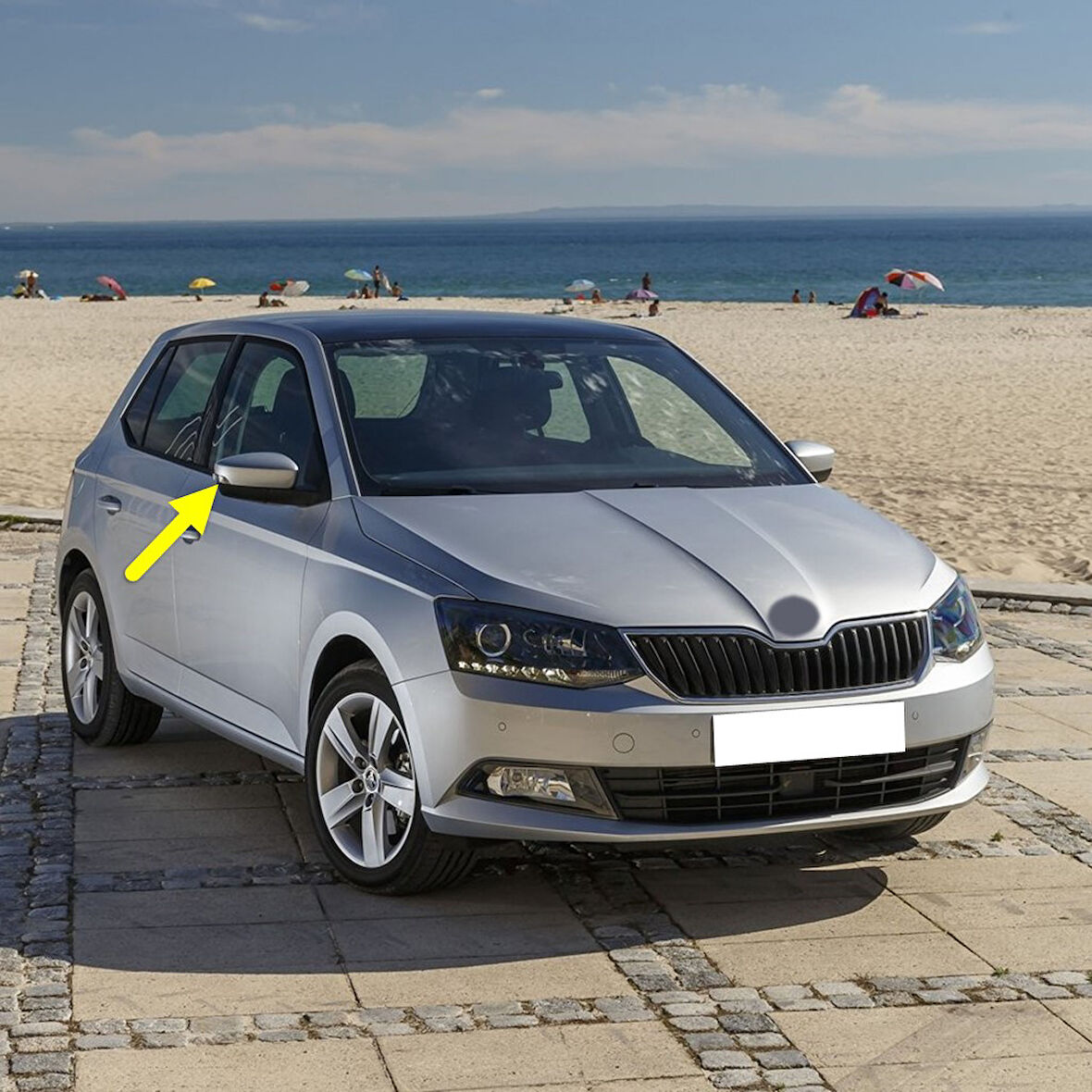 Skoda Fabia 3 2015-2018 Sağ Dikiz Ayna Sinyal Lamba Camı 6V0949102