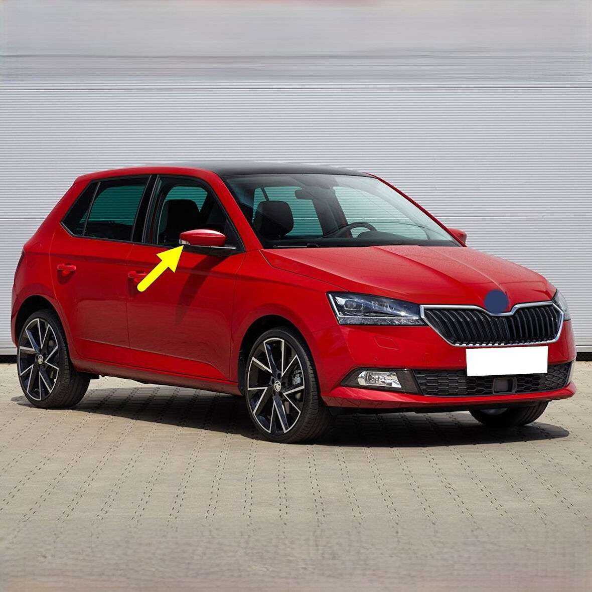 Skoda Fabia 3 2018-2021 Sağ Dikiz Ayna Sinyal Lamba Camı 6V0949102