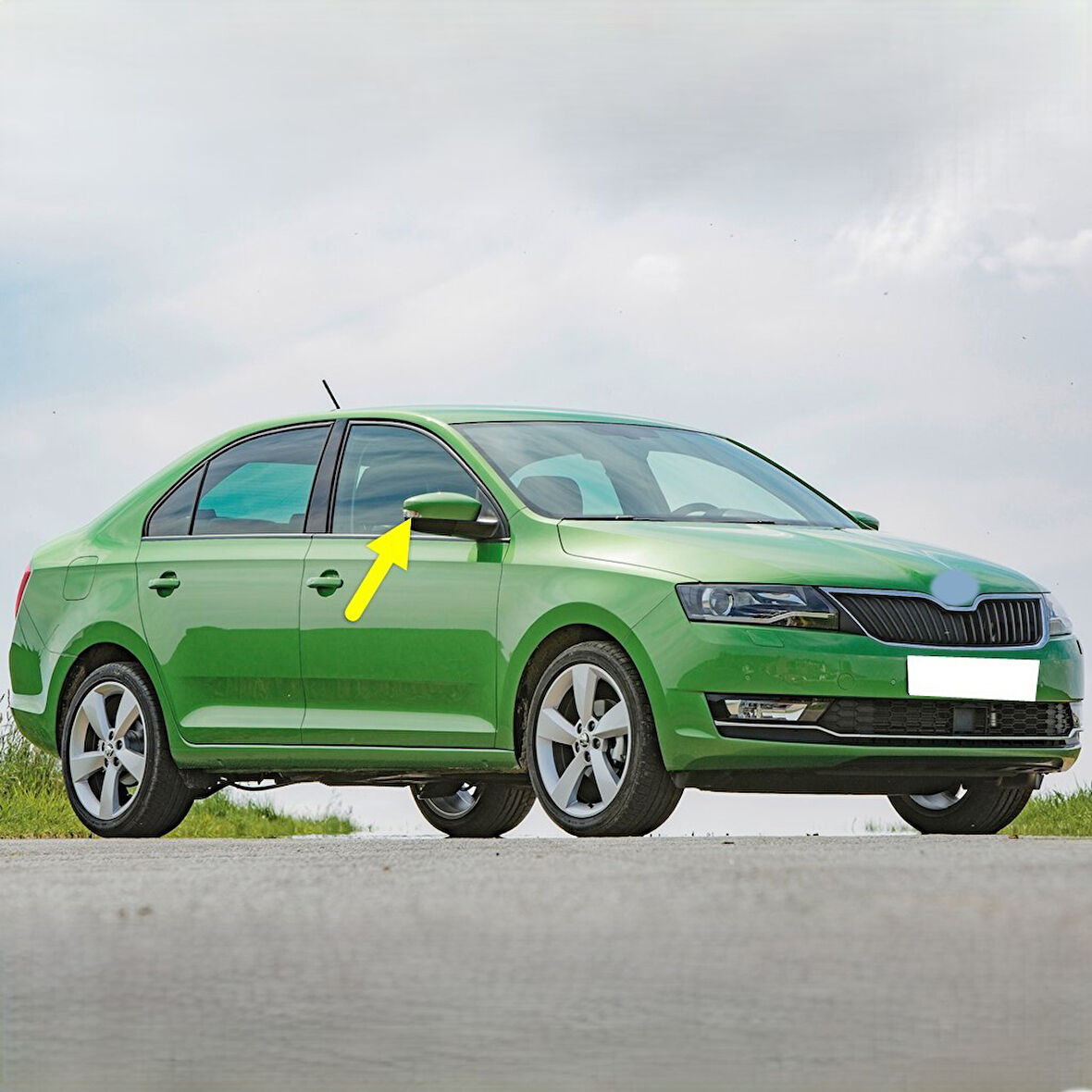 Skoda Rapid 2016-2020 Sağ Dikiz Ayna Sinyal Lamba Camı 6V0949102A