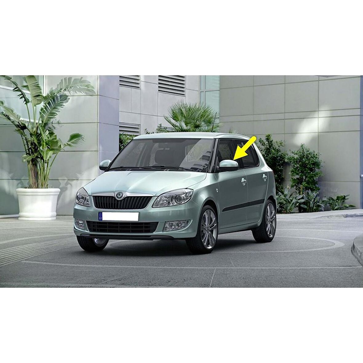 Skoda Fabia 2 2007-2014 Sol Dış Dikiz Aynası Kapağı 5J0857537A