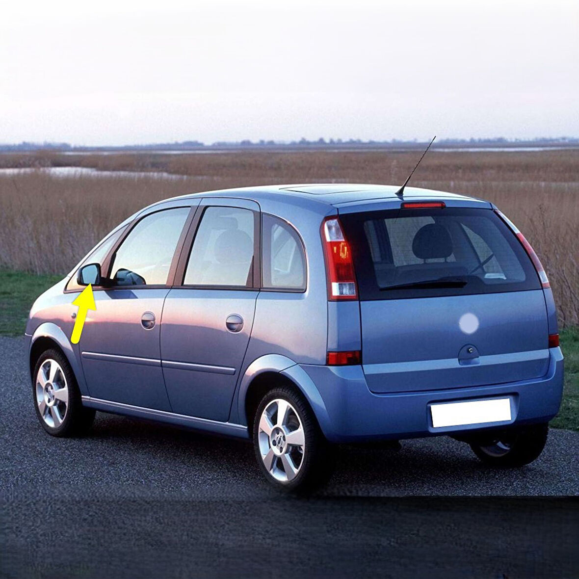 Opel Meriva A 2003-2010 Sol Dış Ayna Camı Elektrikli Isıtmalı 6428777