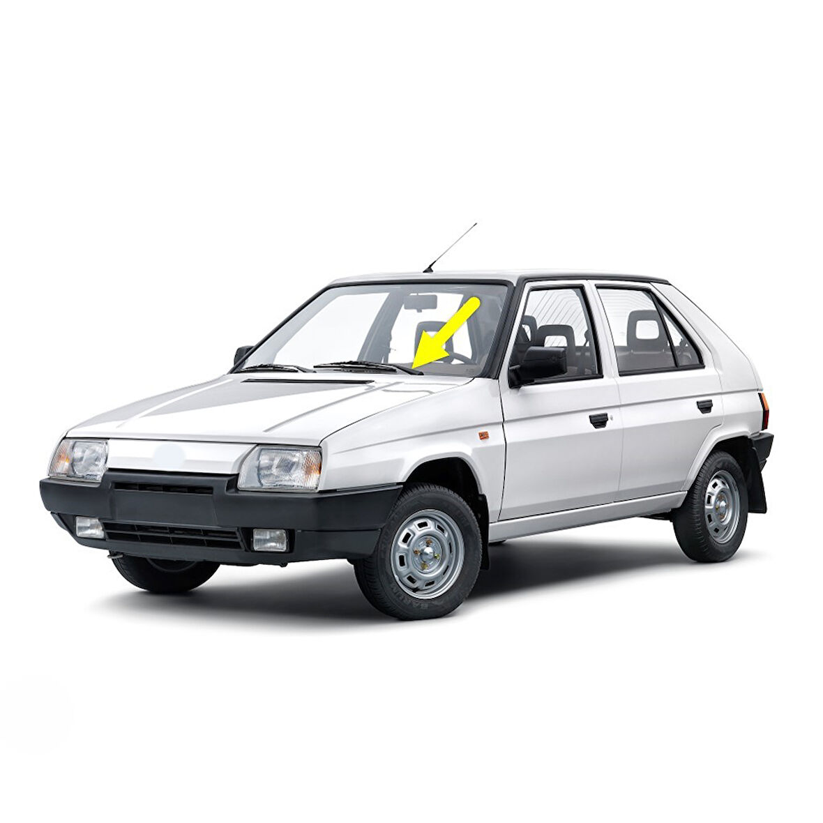 Skoda Favorit 1988-1995 Ön Cam Sol Silecek Kolu 115930204A