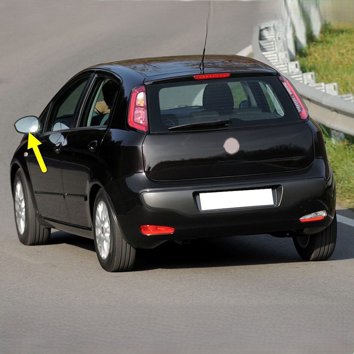 Fiat Punto Evo 2009-2014 Sol Ayna Camı Elektrikli Isıtmalı 71740498