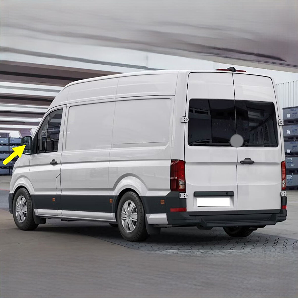 VW Crafter 2017-2025 Sol Üst Dikiz Ayna Camı Elektrikli 7C0857521G