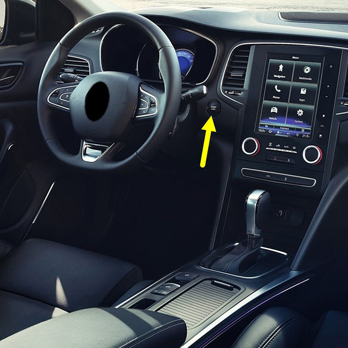 Renault Megane 4 Sedan 2016-2020 Start Stop Düğmesi Tuşu 251506978R