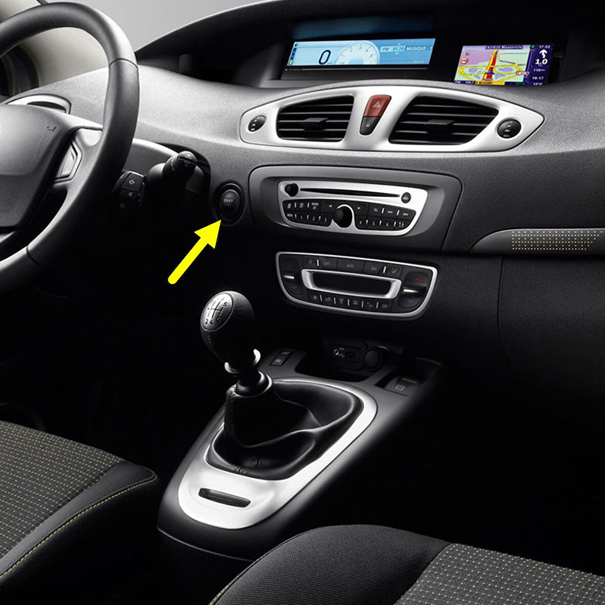 Renault Scenic 3 2010-2015 Start Stop Düğmesi Tuşu 251503211R