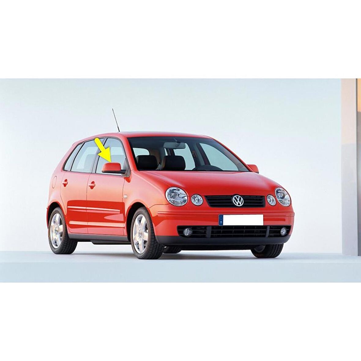 VW Polo 2002-2005 Sağ Dış Dikiz Ayna Kapağı 6Q0857538A