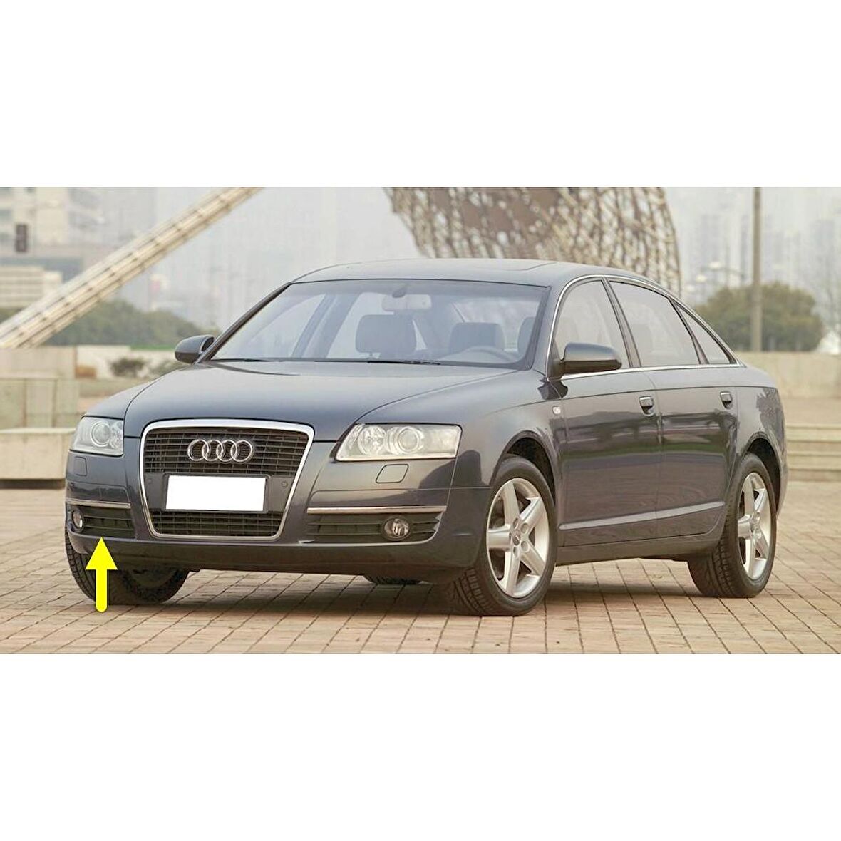 Audi A6 C6 2005-2008 Sağ Sis Farı Çerçevesi Izgarası 4F0807682A