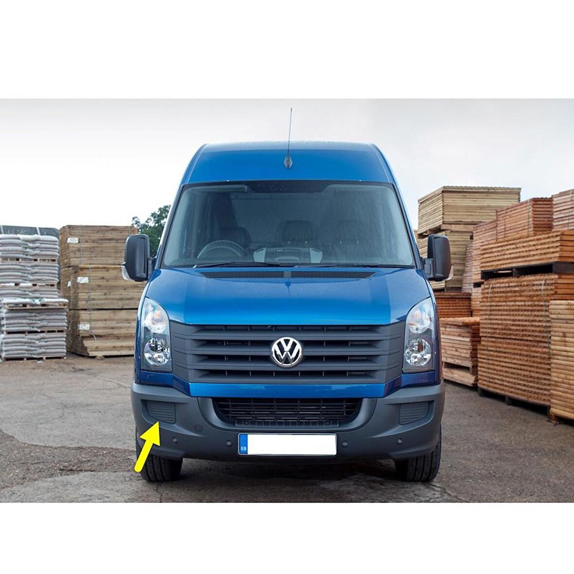 VW Crafter 2006-2013 Ön Tampon Sağ Sis Farı Kapağı 2E0807676A