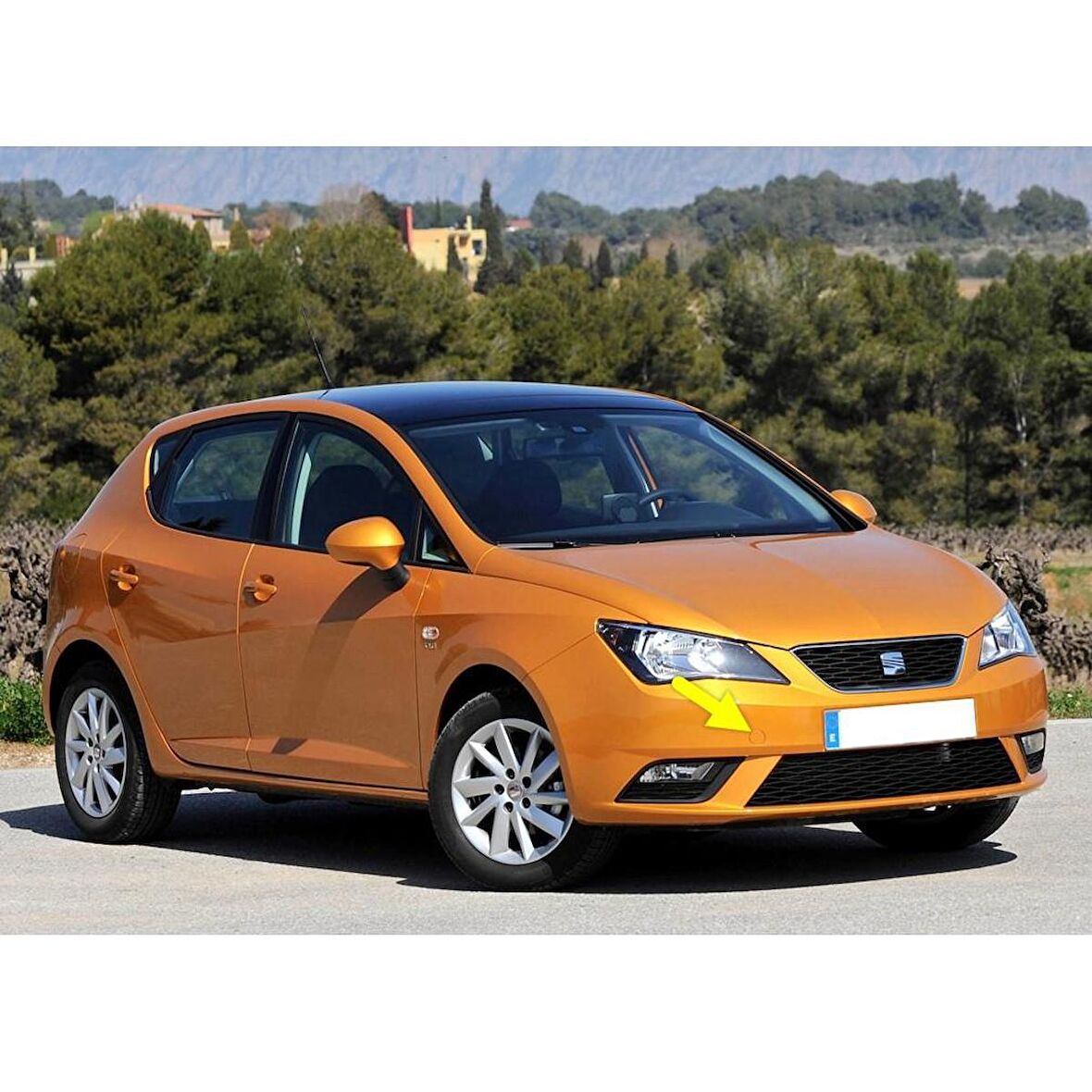 Seat İbiza 2013-2017 Ön Tampon Çeki Çekme Demiri Kapağı 6J0807241C