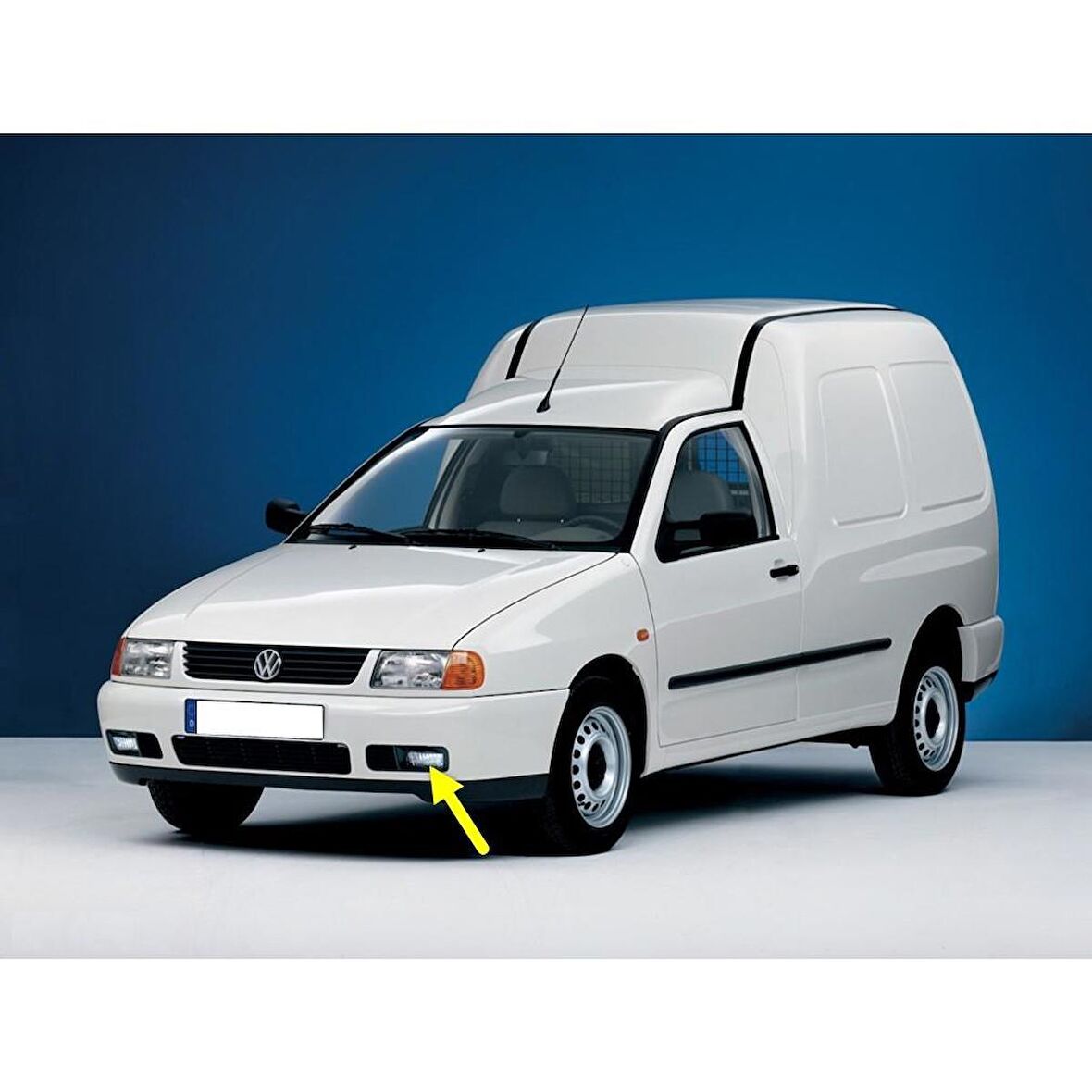 VW Caddy 1996-2003 Ön Tampon Sol Sis Farı Kapağı 6K5853665