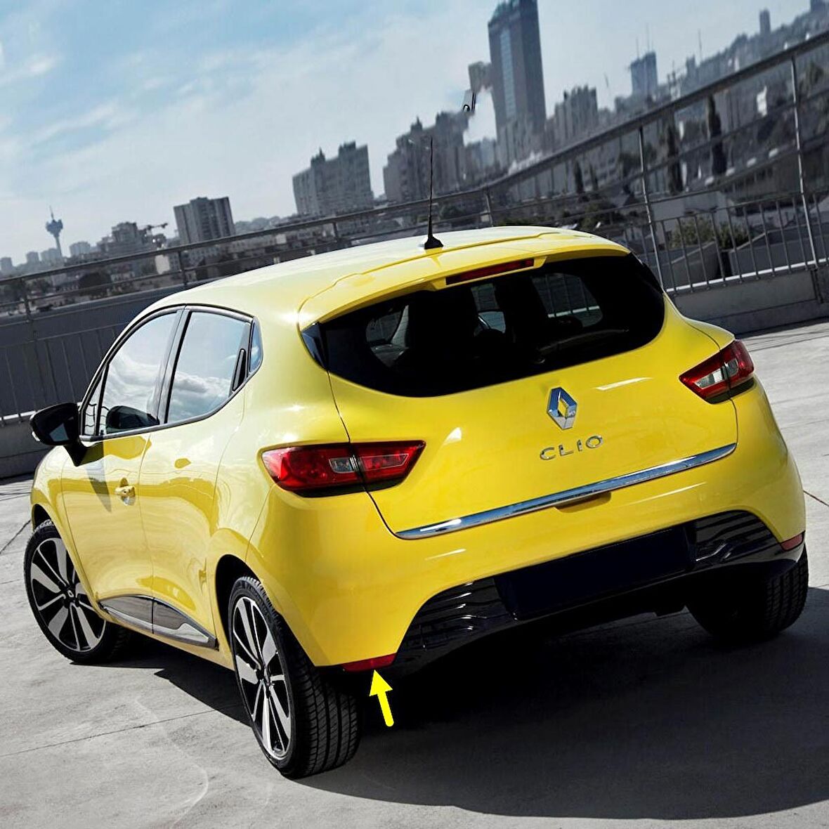 Renault Clio 4 HB 2012-2019 Sol Arka Tampon Reflektörü 265659650R