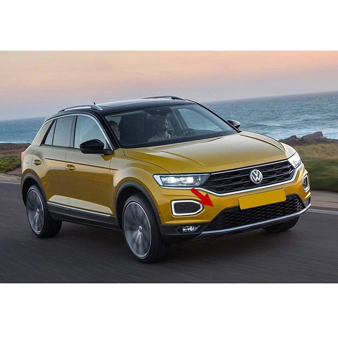 VW T-Roc 2018-2022 Ön Tampon Çeki Çekme Demiri Kapağı 2GA807241