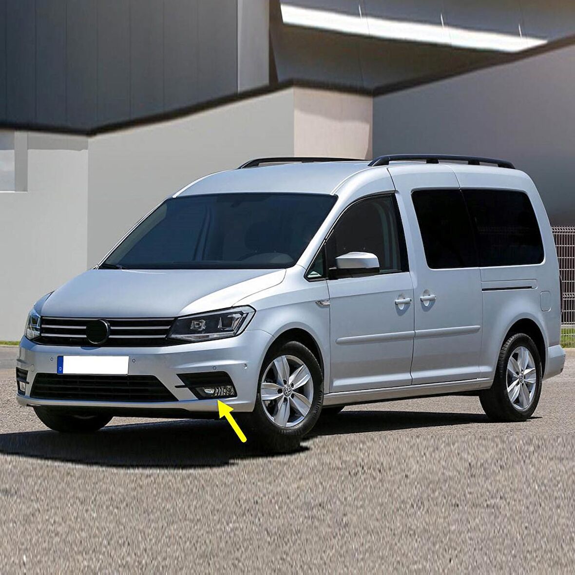 VW Caddy 2016-2020 Ön Tampon Sol Sis Farı Çerçevesi 2K5853665C