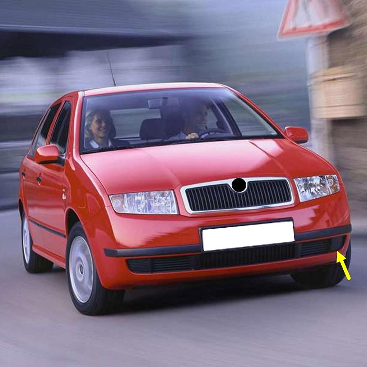 Skoda Fabia MK1 2000-2004 Ön Tampon Sol Sis Farı Kapağı 6Y0807367A