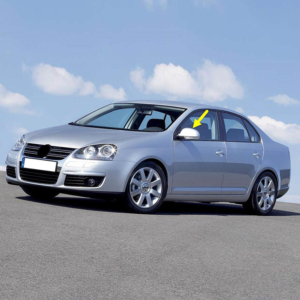 VW Jetta 2006-2010 Sol Dış Dikiz Ayna Kapağı 1K0857537