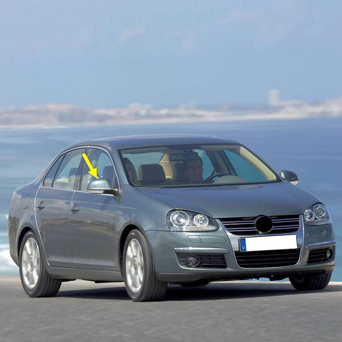 VW Jetta 2006-2010 Sağ Dış Dikiz Ayna Kapağı 1K0857538