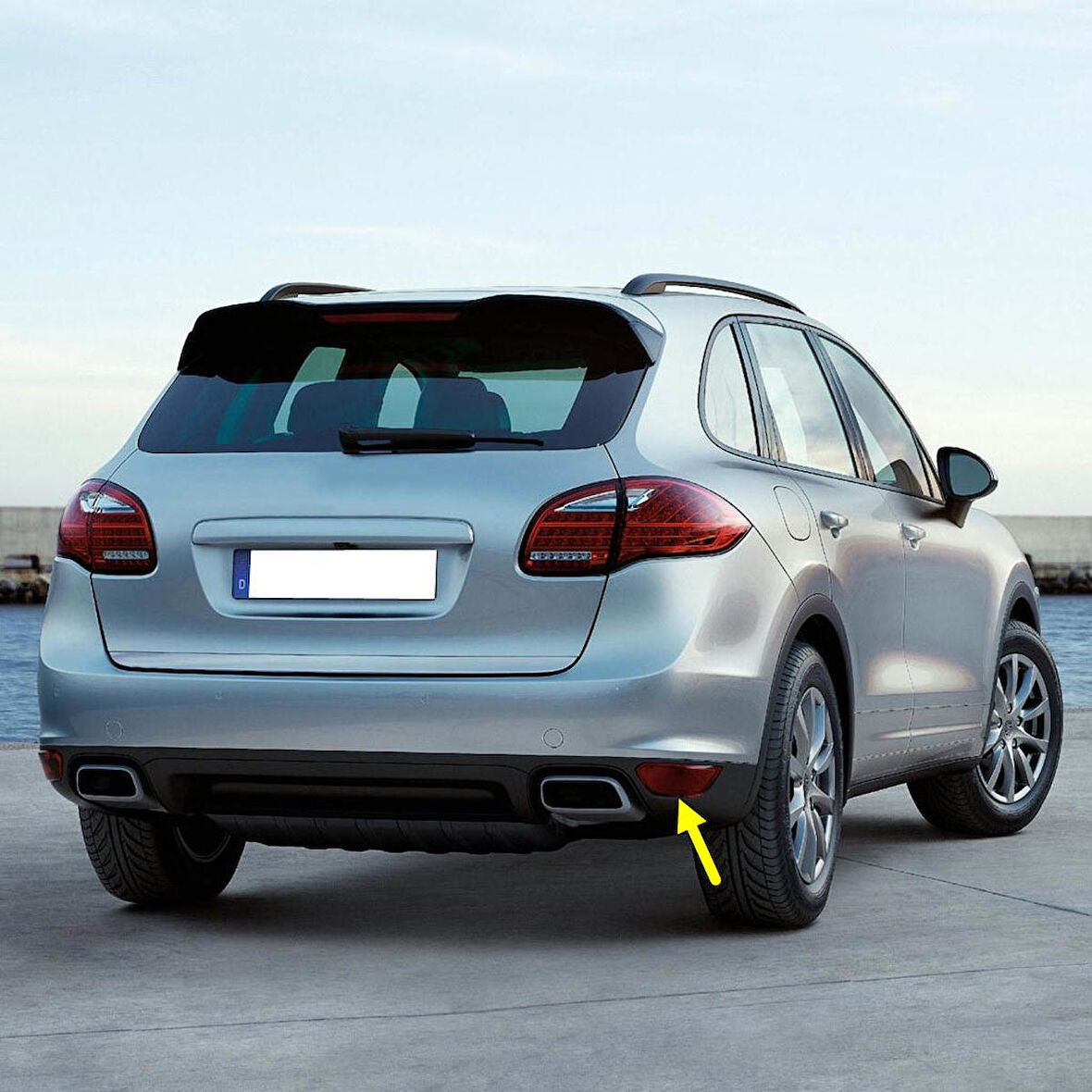 Porsche Cayenne 2011-2014 Arka Tampon Sağ Köşe Reflektörü 95863110600