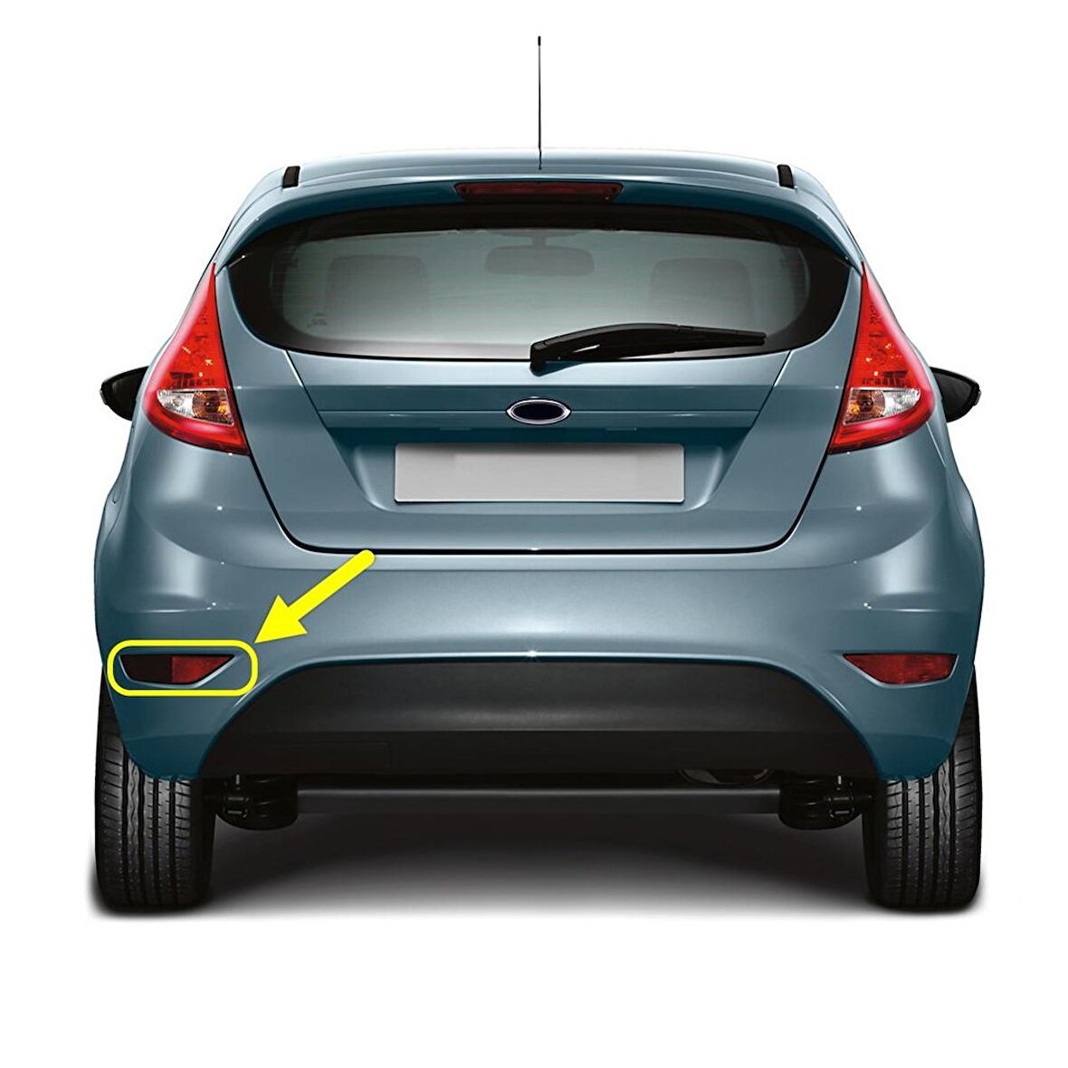 Ford Fiesta 2009-2012 Arka Tampon Sol Reflektörü Sis Farı 8A6115K273AD