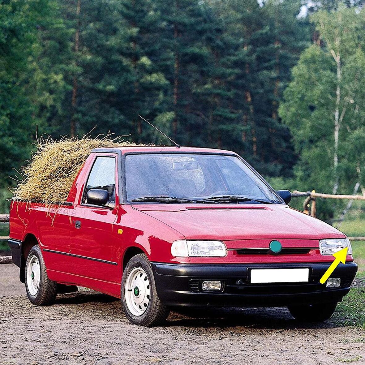 Skoda Pickup Pikap 1995-2001 Ön Sol Sinyal Lambası Beyaz 6U0953041A