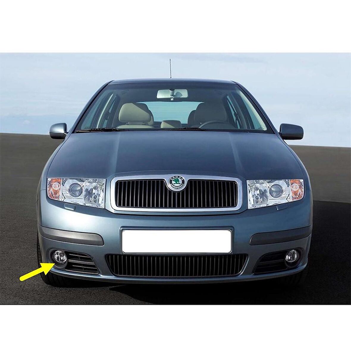 Skoda Fabia MK1 2005-2008 Ön Tampon Sağ Sis Farı 7H0941700C