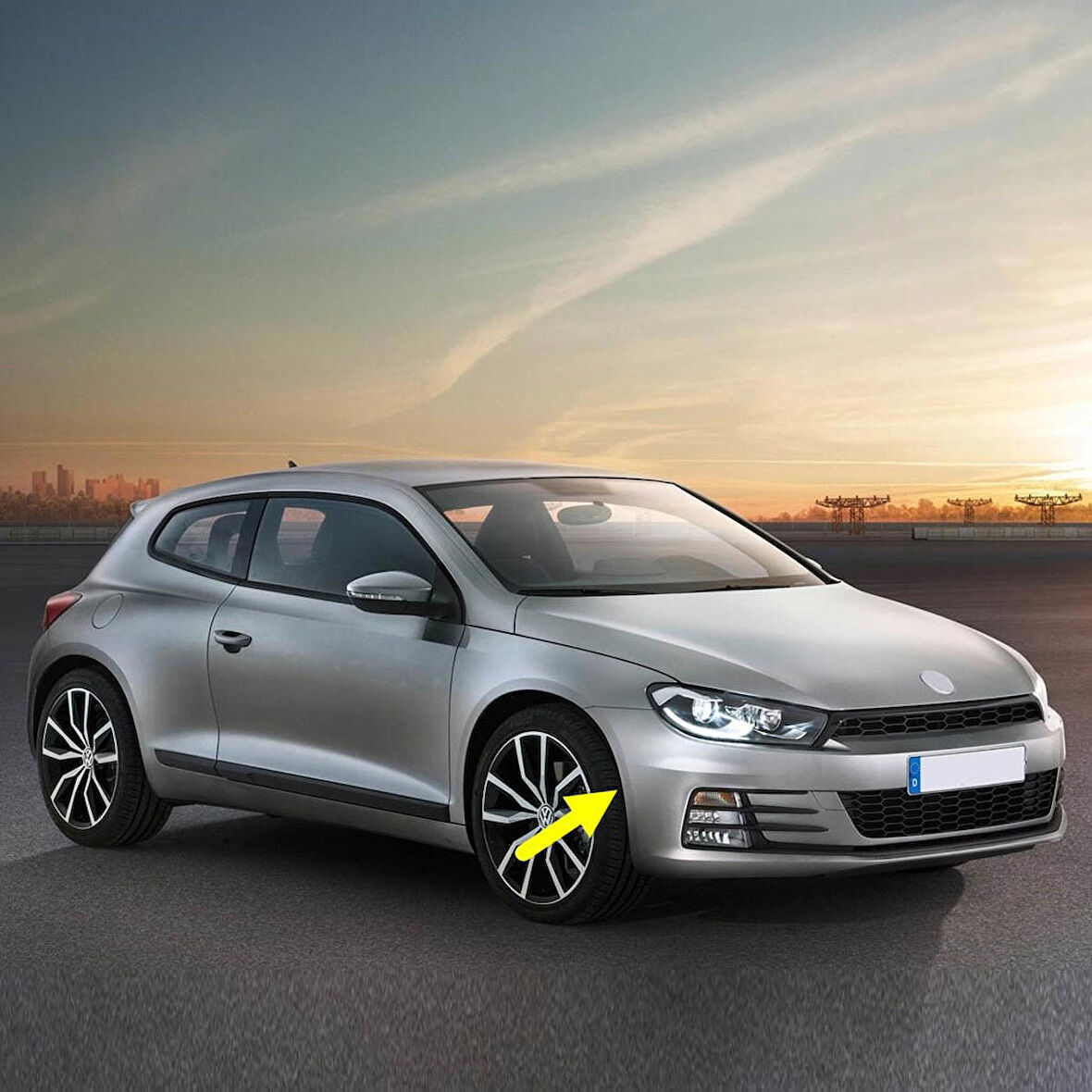 VW Scirocco 2015-2018 Sağ Ön Çamurluk Davlumbaz Kapağı 1K8805414