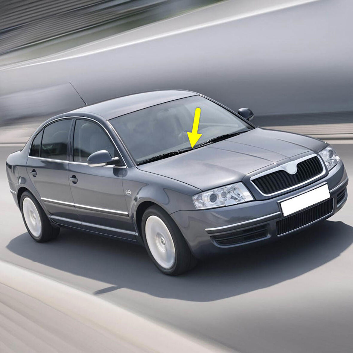 Skoda Superb 2006-2007-2008 Ön Cam Sağ Silecek Kolu 3B1955410