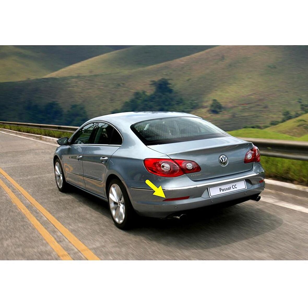 VW Passat CC 2009-2012 Arka Tampon Sol Alt Reflektörü 3C8945105B