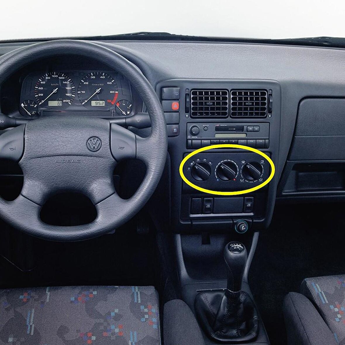 Seat Inca 1996-2003 Kalorifer Kumanda Paneli Düğmeleri 6N0819045