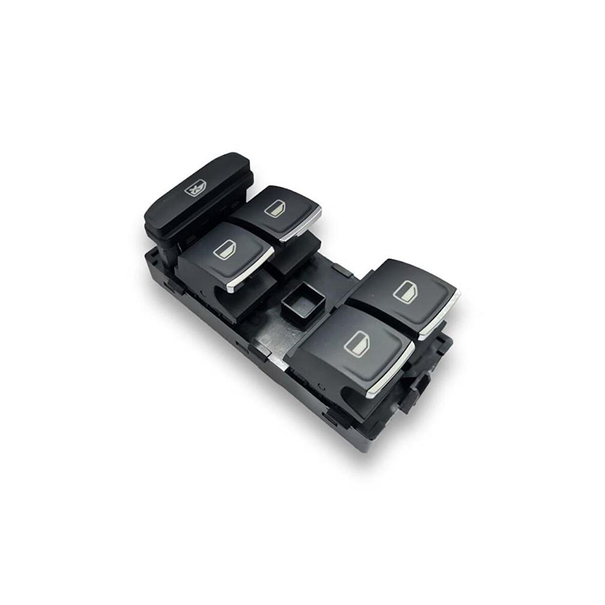 VW Tiguan 2016-2020 Sol Ön Kapı Dörtlü Cam Düğmesi Krom 5G0959857E