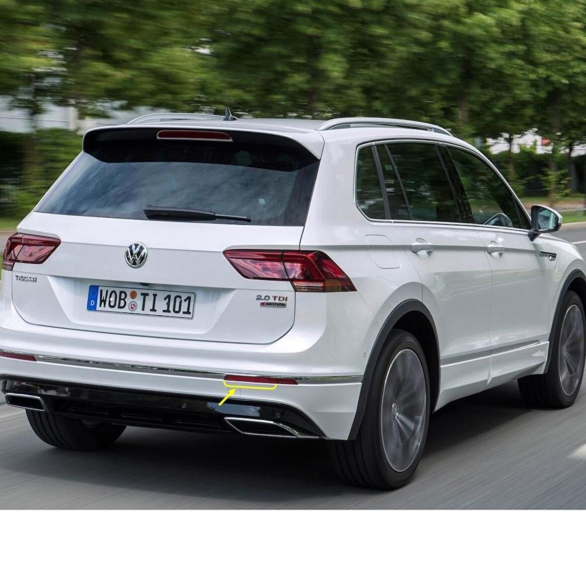 VW Tiguan 2016-2022 Arka Tampon Sağ İç Reflektörü 5NA945106A