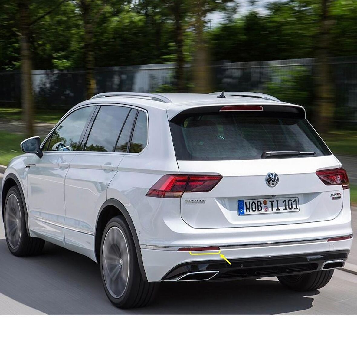 VW Tiguan 2016-2022 Arka Tampon Sol İç Reflektörü 5NA945105A