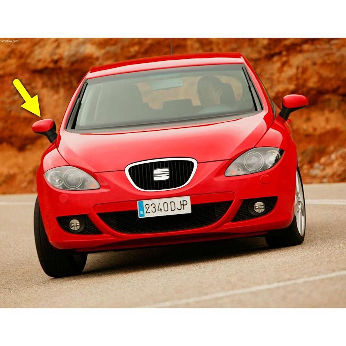 Seat Leon MK2 2006-2009 Sağ Yan Dış Dikiz Aynası Üst Kapağı 1P0857538
