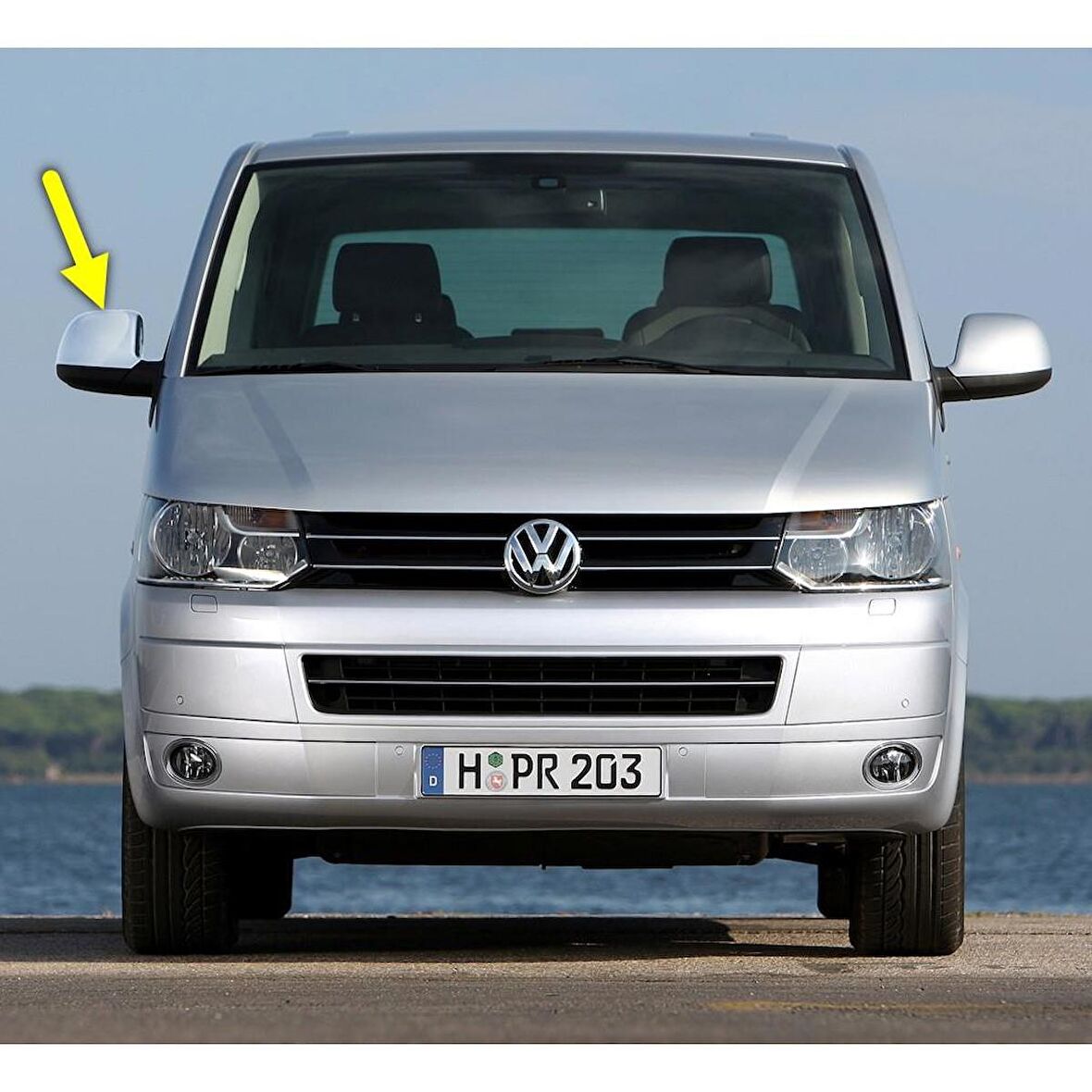 VW Transporter T6 2010-2015 Sağ Dış Dikiz Aynası Üst Kapağı 7E1857528G