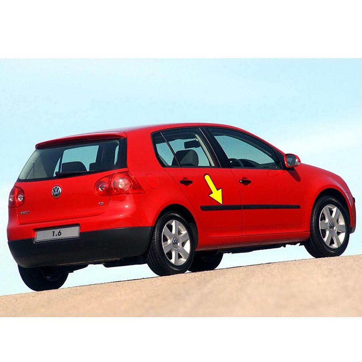 VW Golf 5 2004-2008 Sağ Arka Kapı Bandı Çıtası Kuşağı 1K4853754