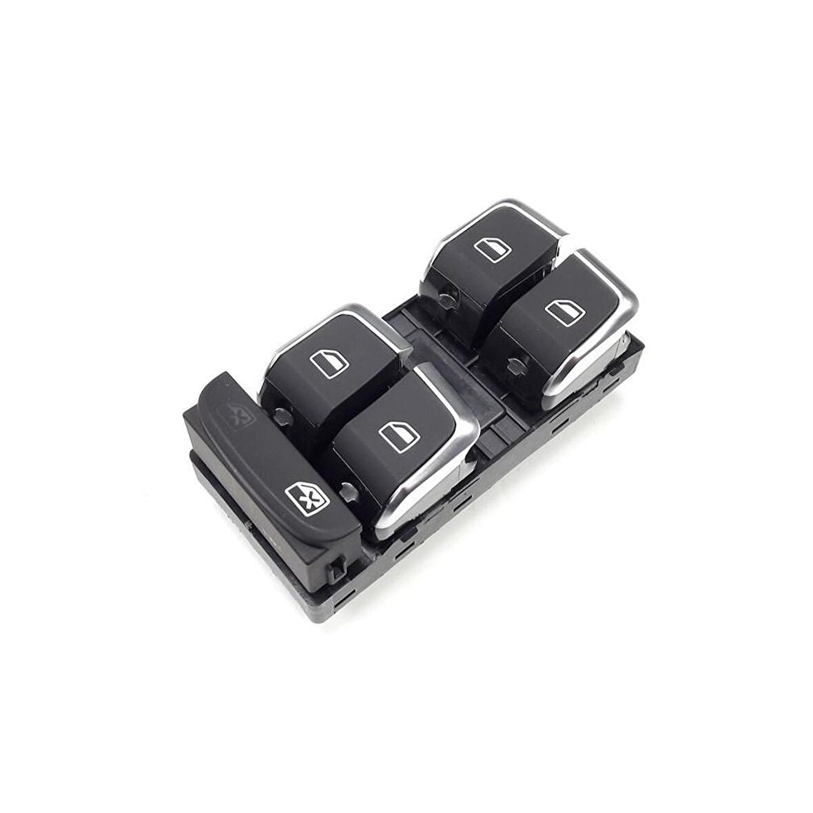 Audi Q3 2013-2018 Sol Ön Kapı Dörtlü Cam Düğmesi  Krom 8U0959851