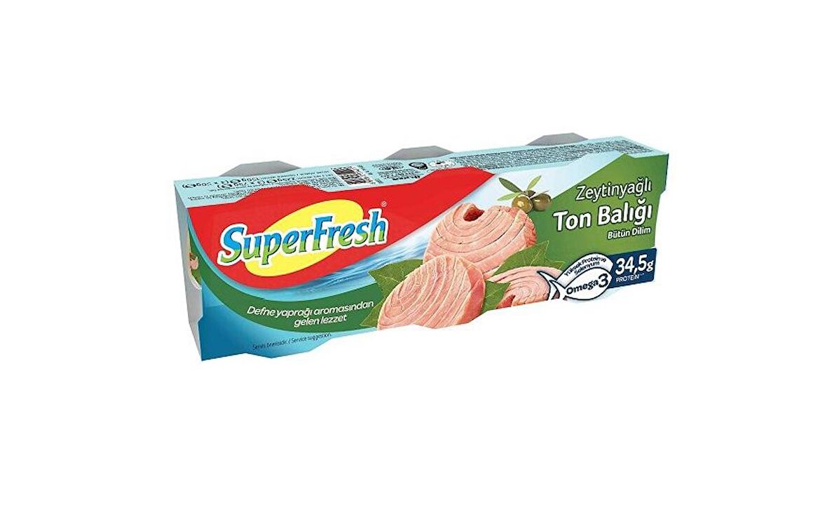 SuperFresh Zeytinyağlı Ton Balığı 3x75 gr