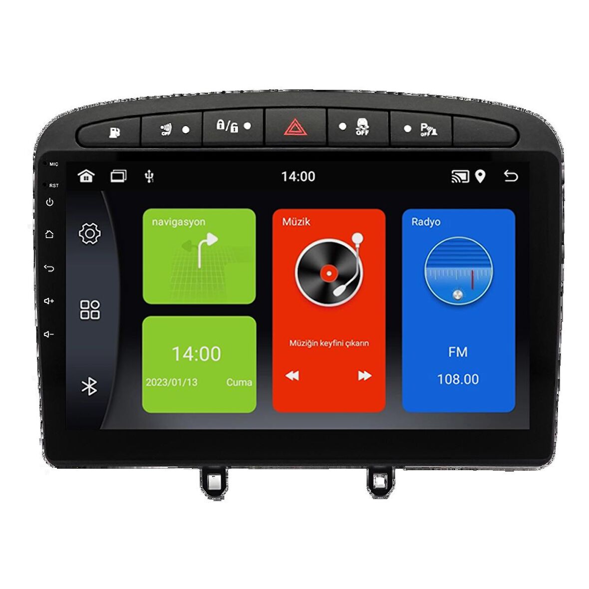 Peugeot 308 Android Multimedya Sistemi (2008-2013)