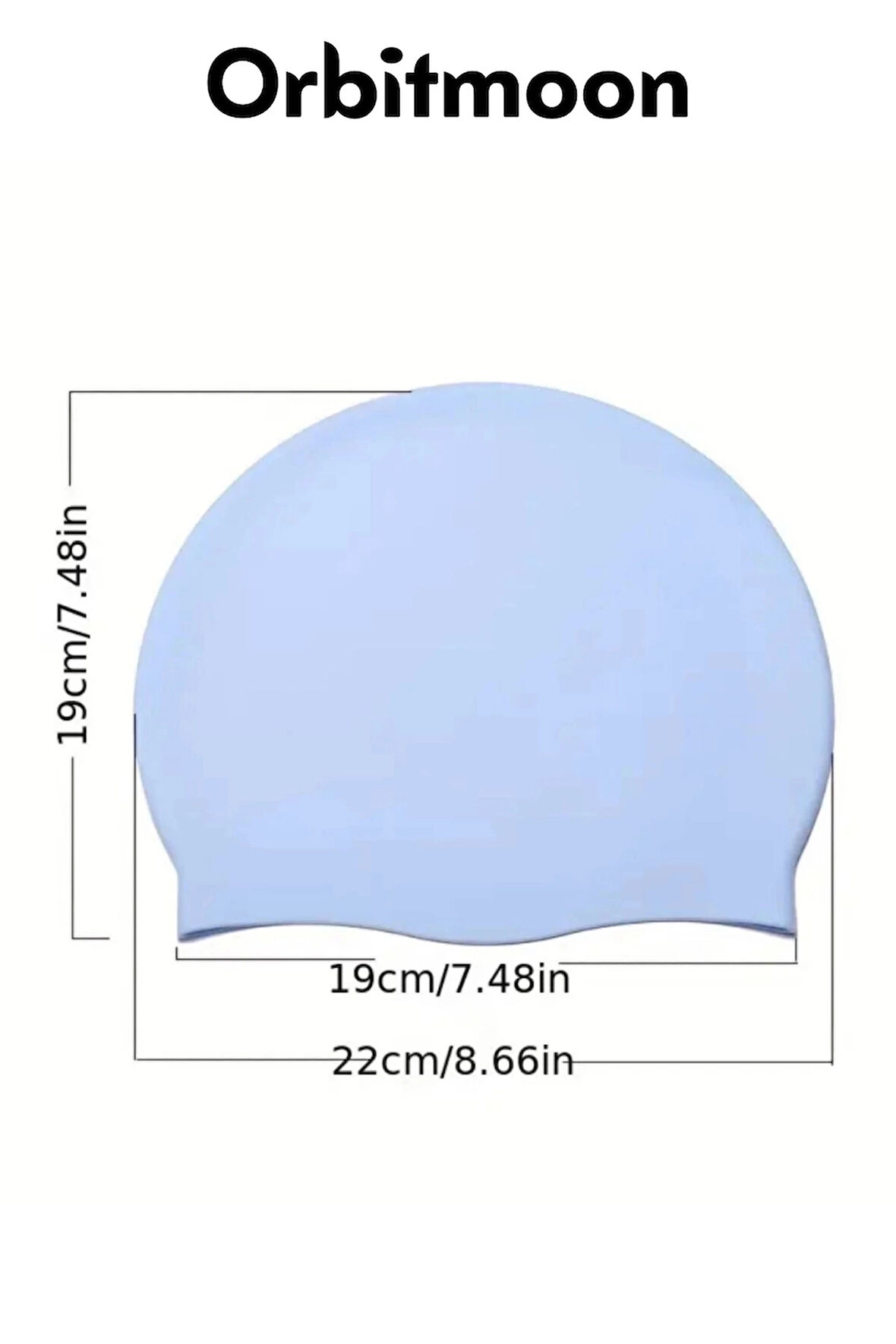 Premium Seri Su Geçirmez Sızdırmaz Kaymaz Silikon Yüzücü Elastik Yüzme Şapkası Havuz Deniz Bonesi