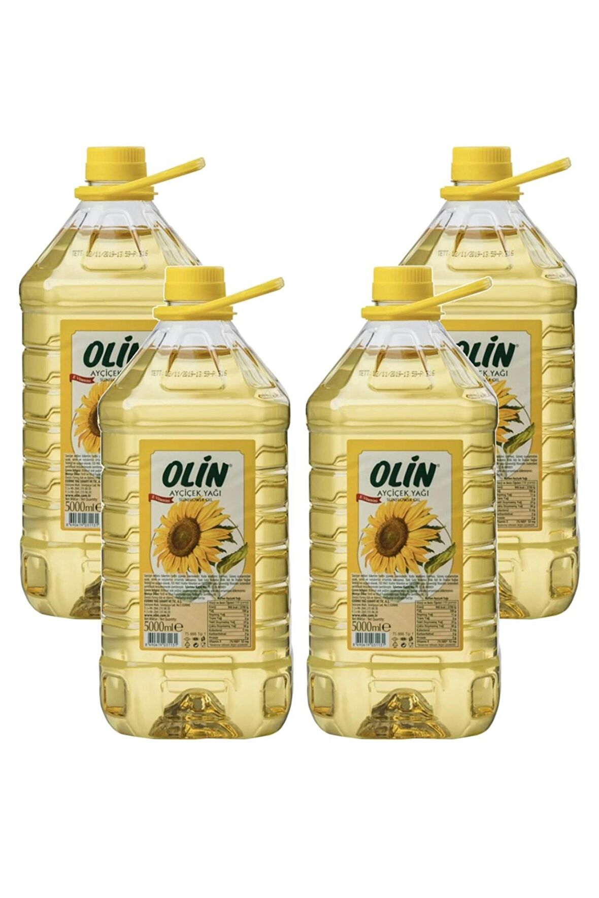 Olin Pet Ayçiçek Yağı 4x5 lt 