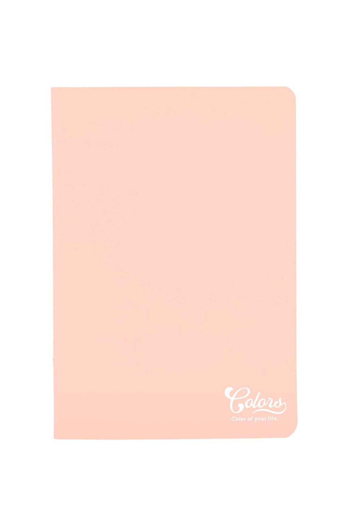 Colors A5 40 Yaprak ÇİZGİLİ Karton Kapak Somon