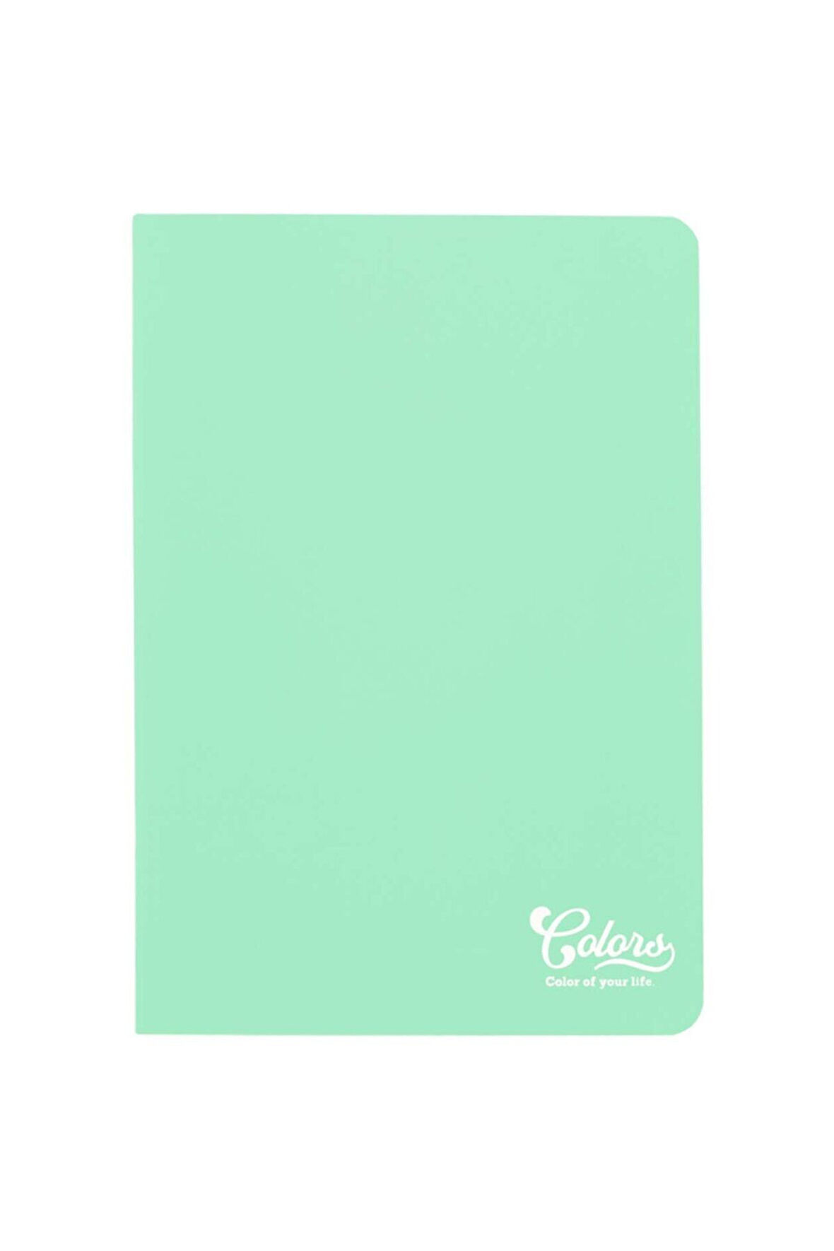 Colors A5 60 Yaprak ÇİZGİLİ Karton Kapak Yeşil