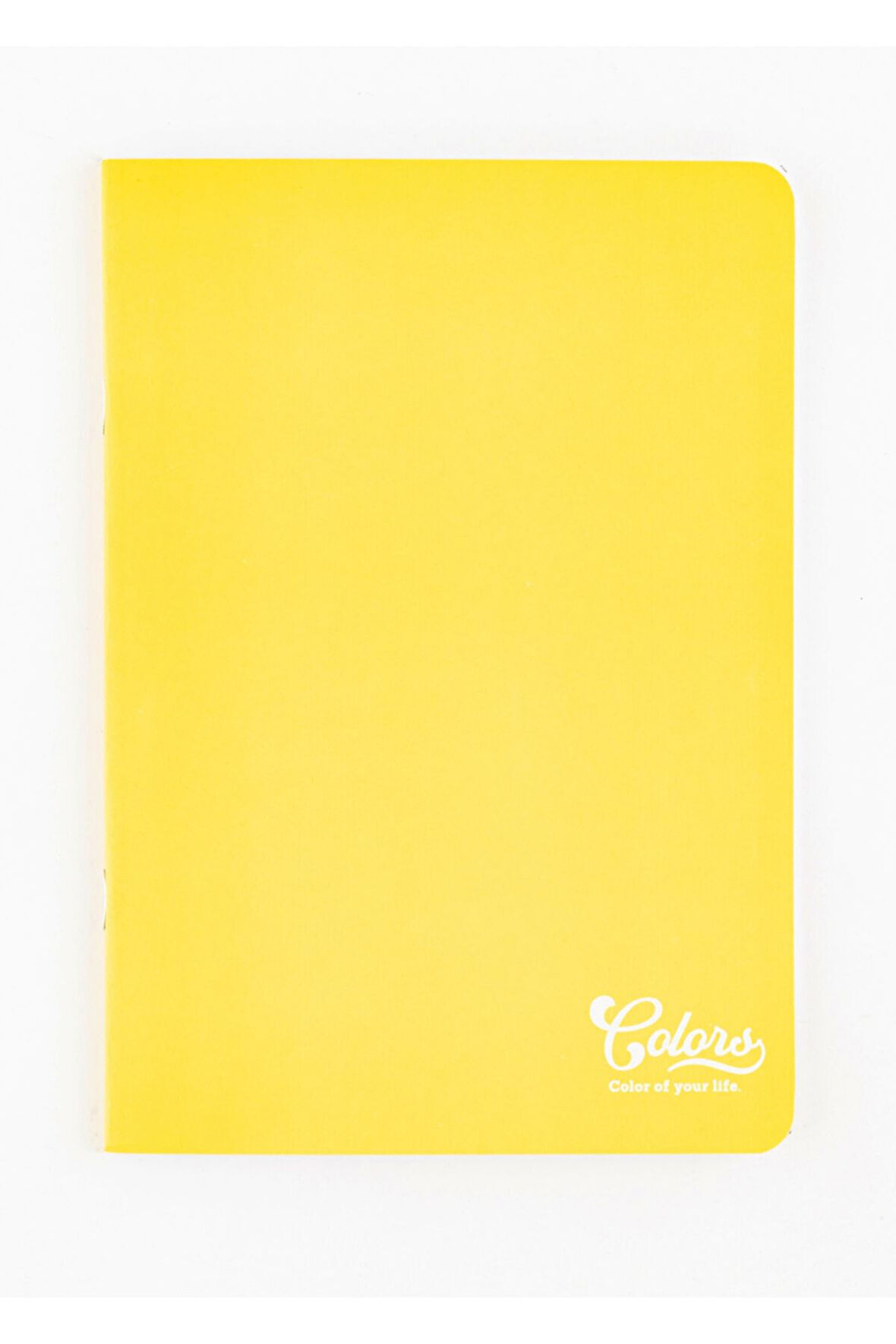 Colors A5 60 Yaprak ÇİZGİLİ Karton Kapak Sarı