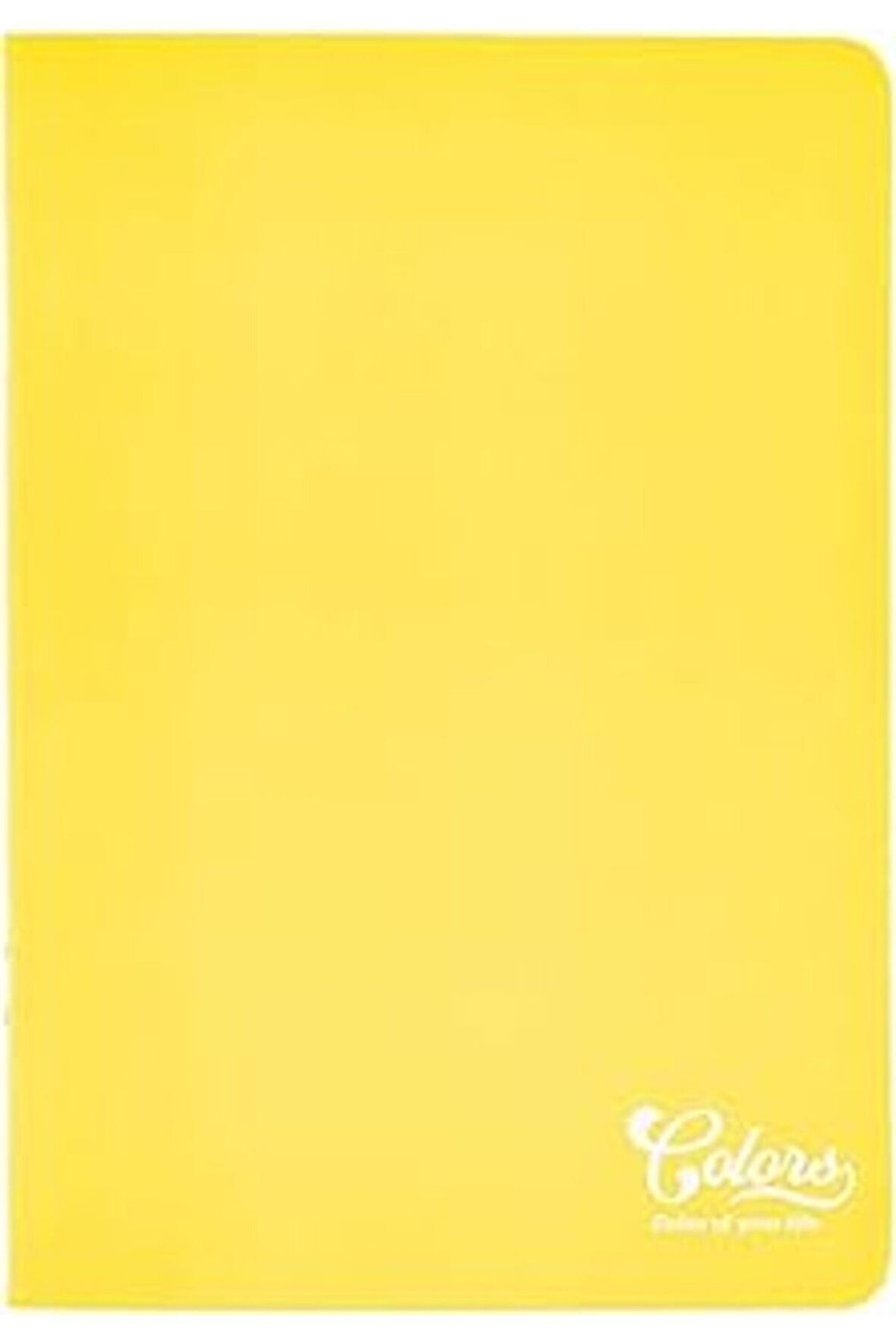 Colors A5 60 Yaprak KARELİ Karton Kapak Sarı