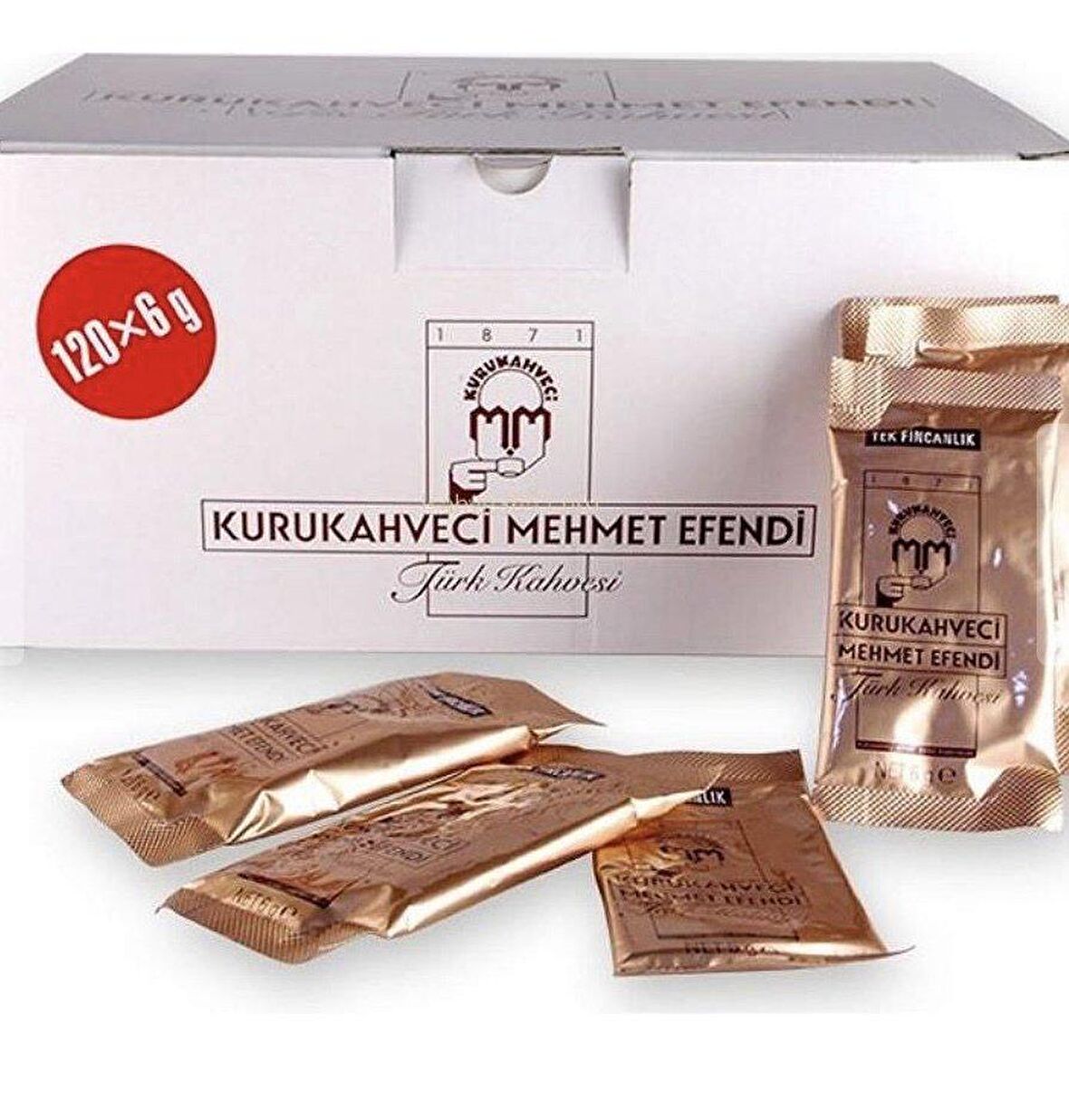 Sade Öğütülmüş Tek Kullanımlık Türk Kahvesi 120x6 gr