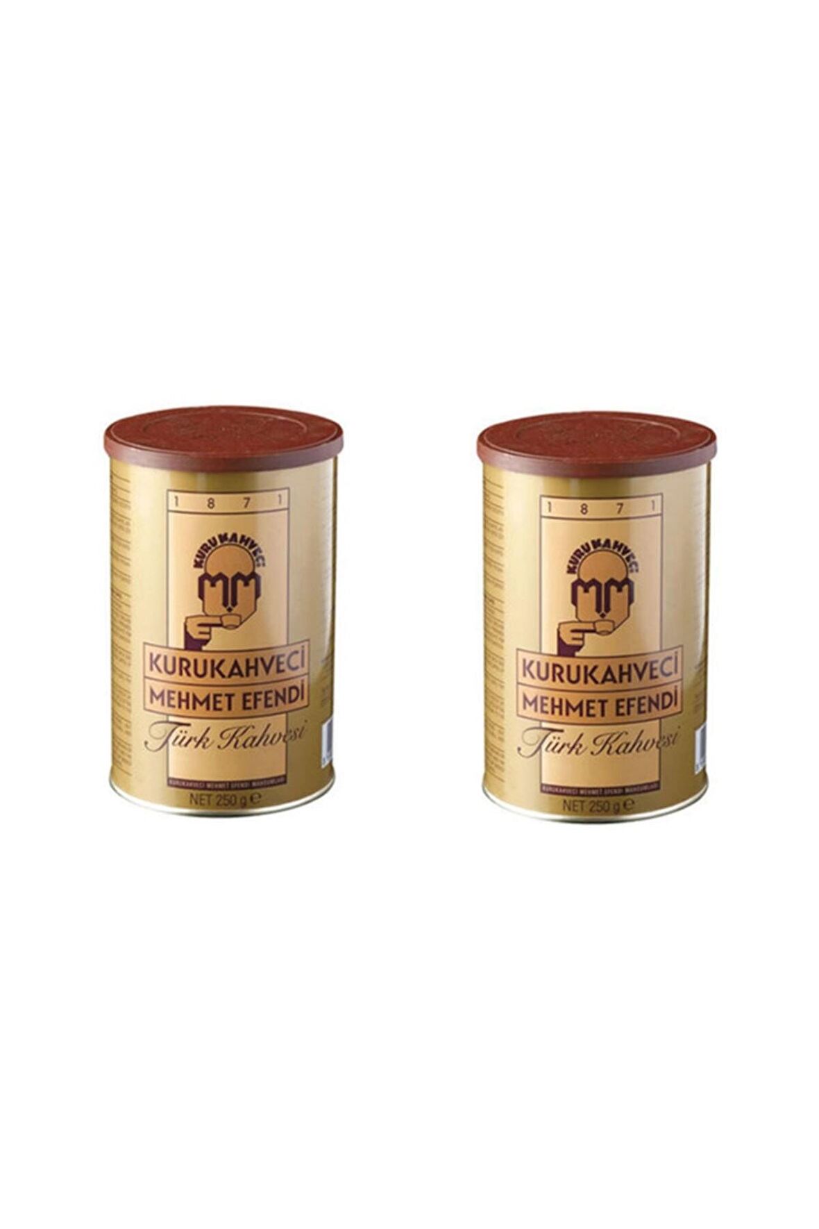 Sade Öğütülmüş Türk Kahvesi Silindir Kutu 2x250 gr