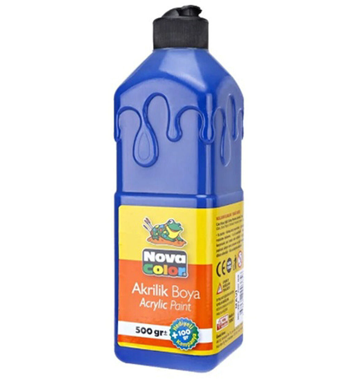Nova Color Akrilik Boya 500ml Mavi - 3 adet