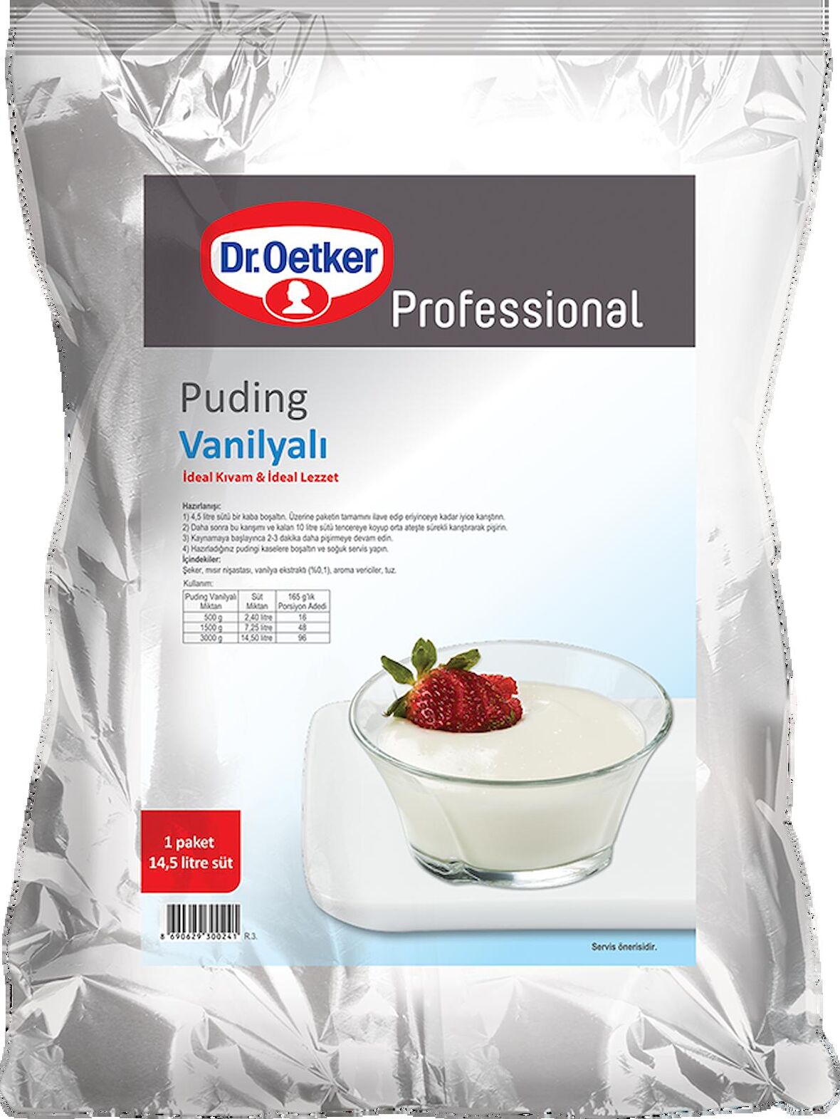 Dr.Oetker Vanilyalı Puding 3 KG